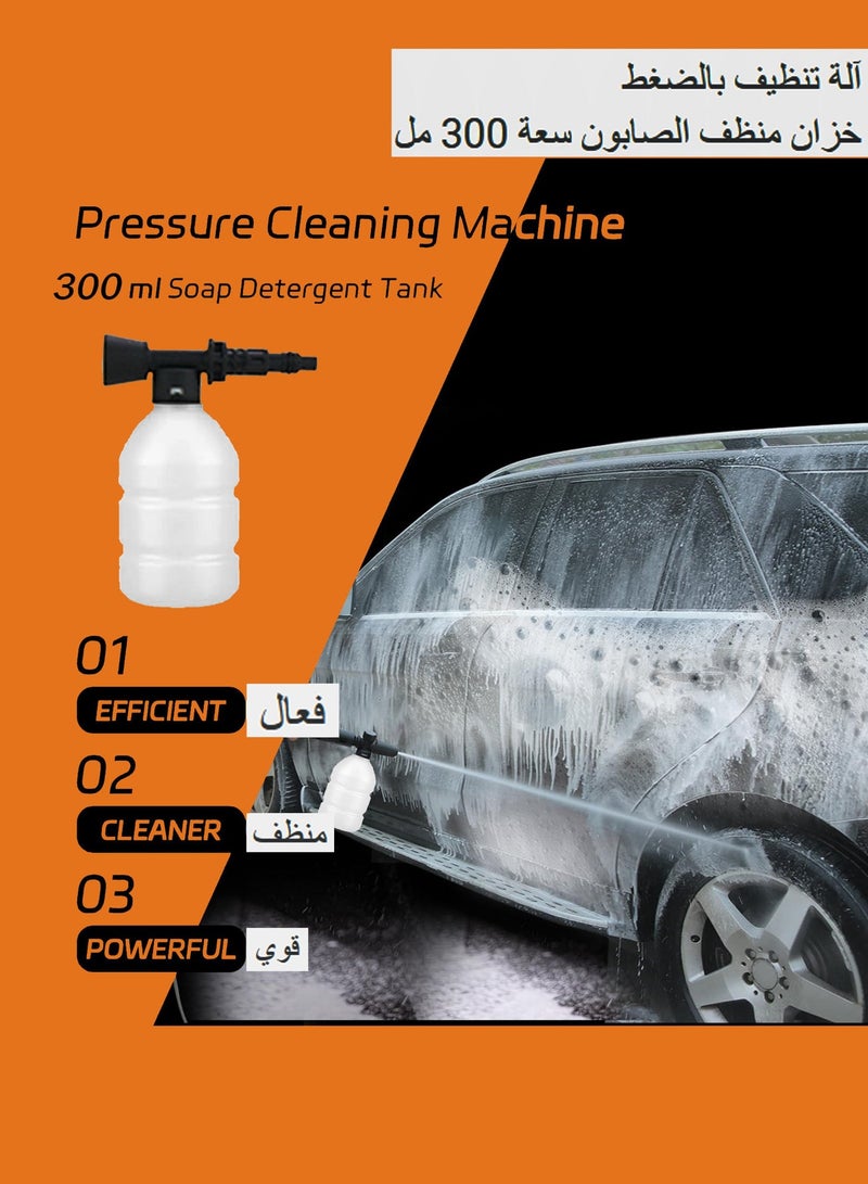 WEMART Electric Pressure Washer, 1800W 150Bar Power Washer with Quick Connect Nozzle, High Pressure Washer with Foam Gun for Car/Fence/Driveway/Patio/Home Cleaning - Image 4